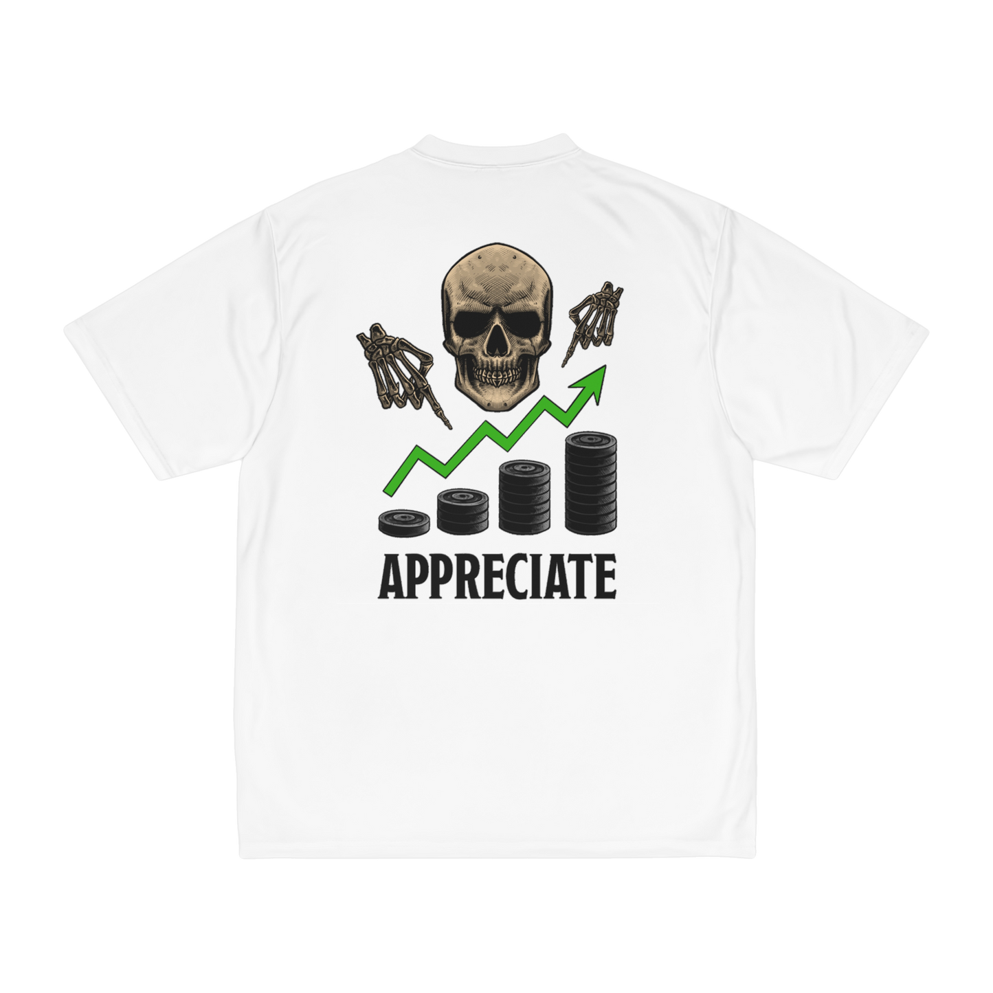 Appreciate "Performance T-Shirt" (White) (Men's)