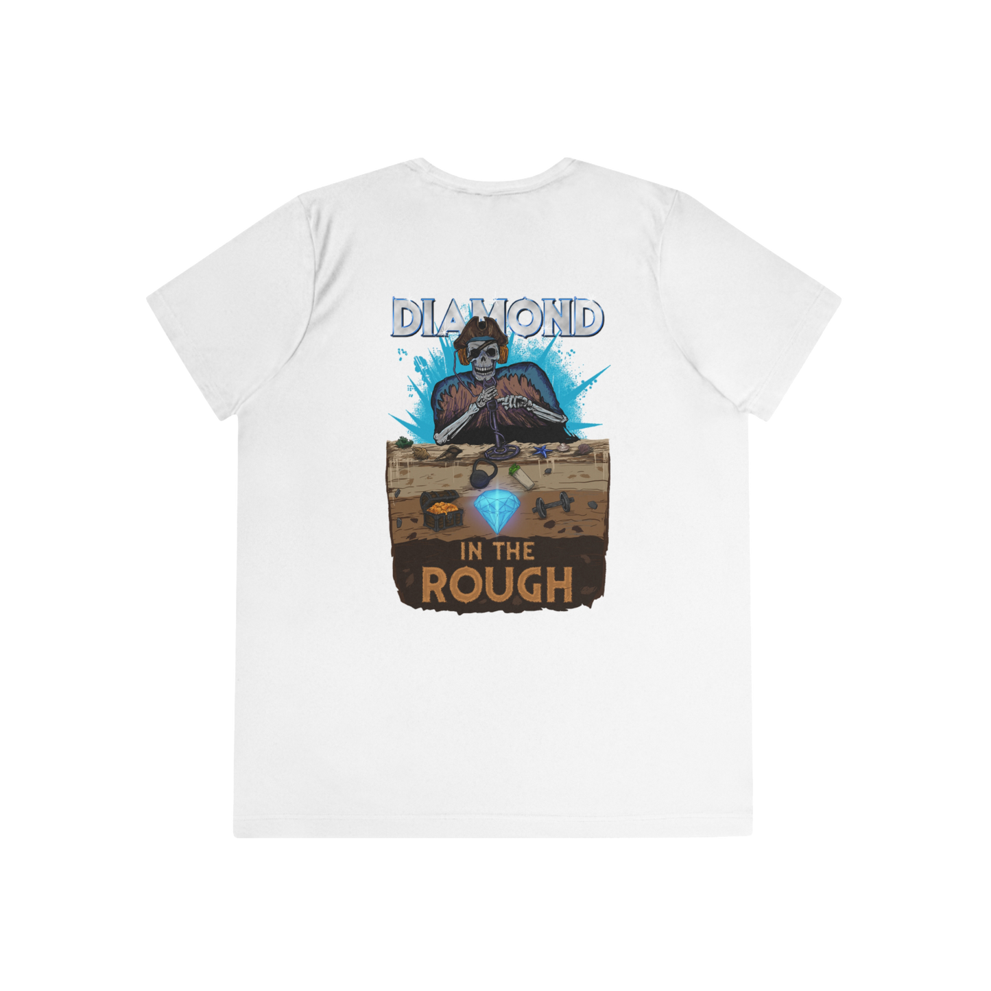 Limited Edition 1/250: Diamond In The Rough 'Piracy' "Performance T-Shirt" (White) (Women's)