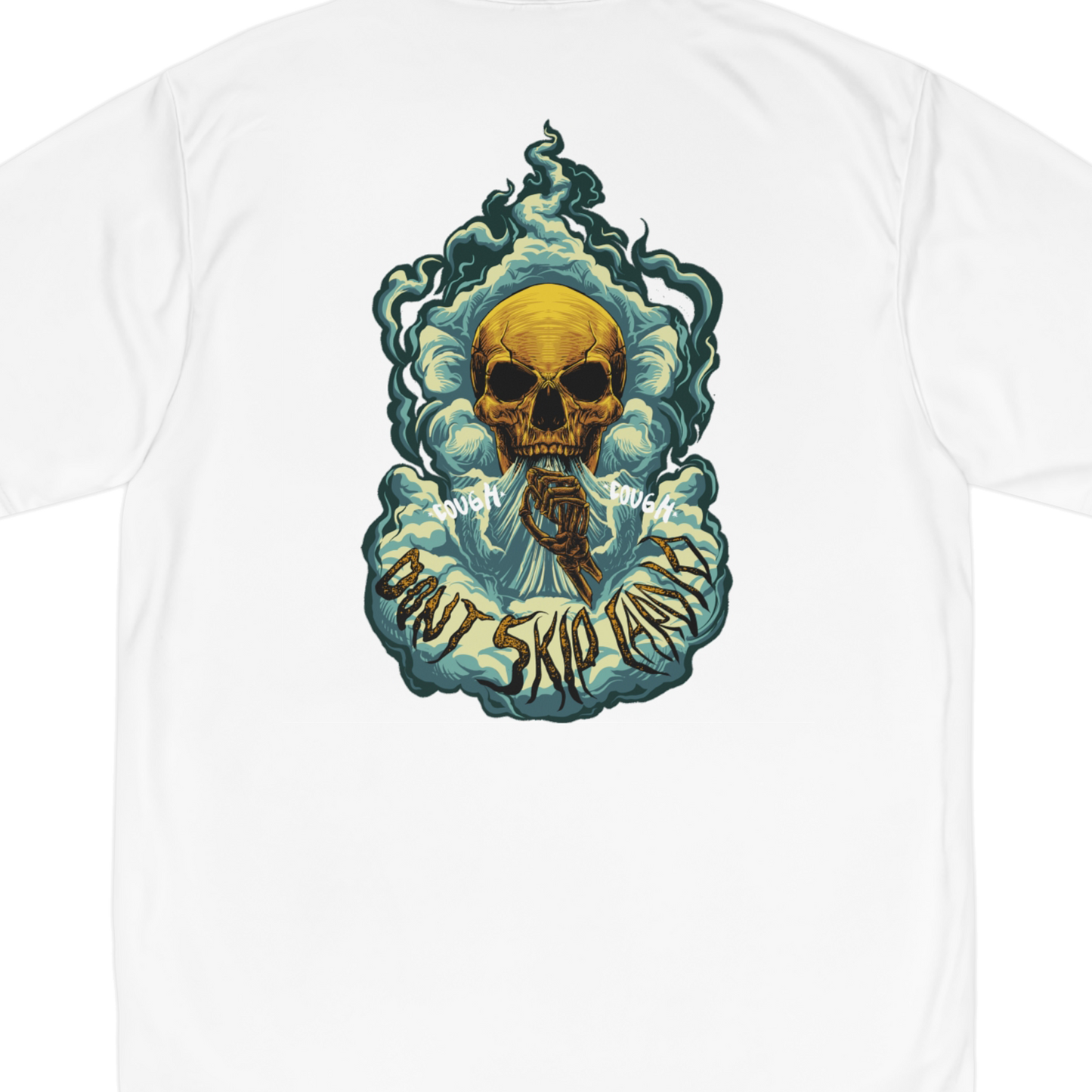 Don't Skip Cardio "Performance T-Shirt" (White) (Men's)