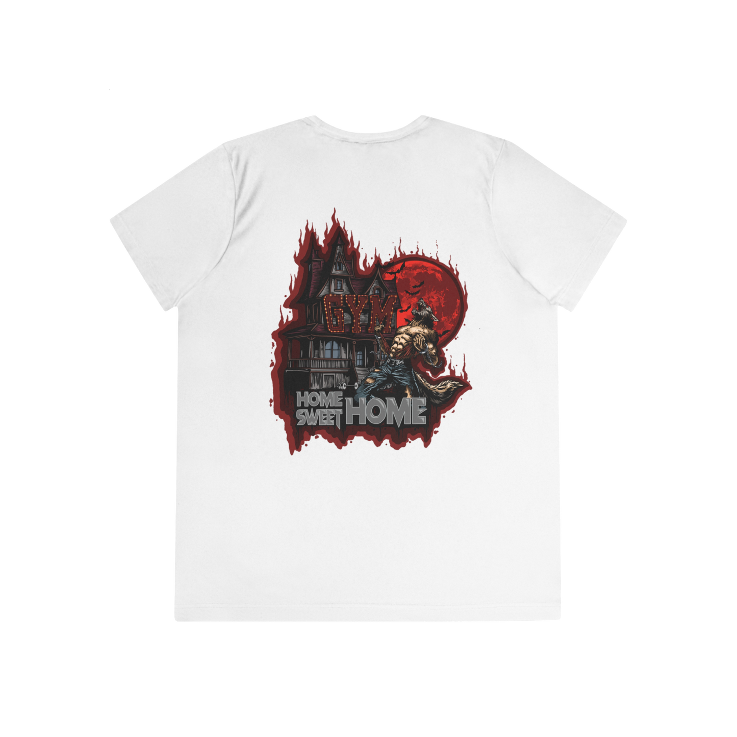 Limited Edition 1/250: Off The Streets Campaign: Home Sweet Home 'Blood Moon' "Performance T-Shirt" (White) (Women's)
