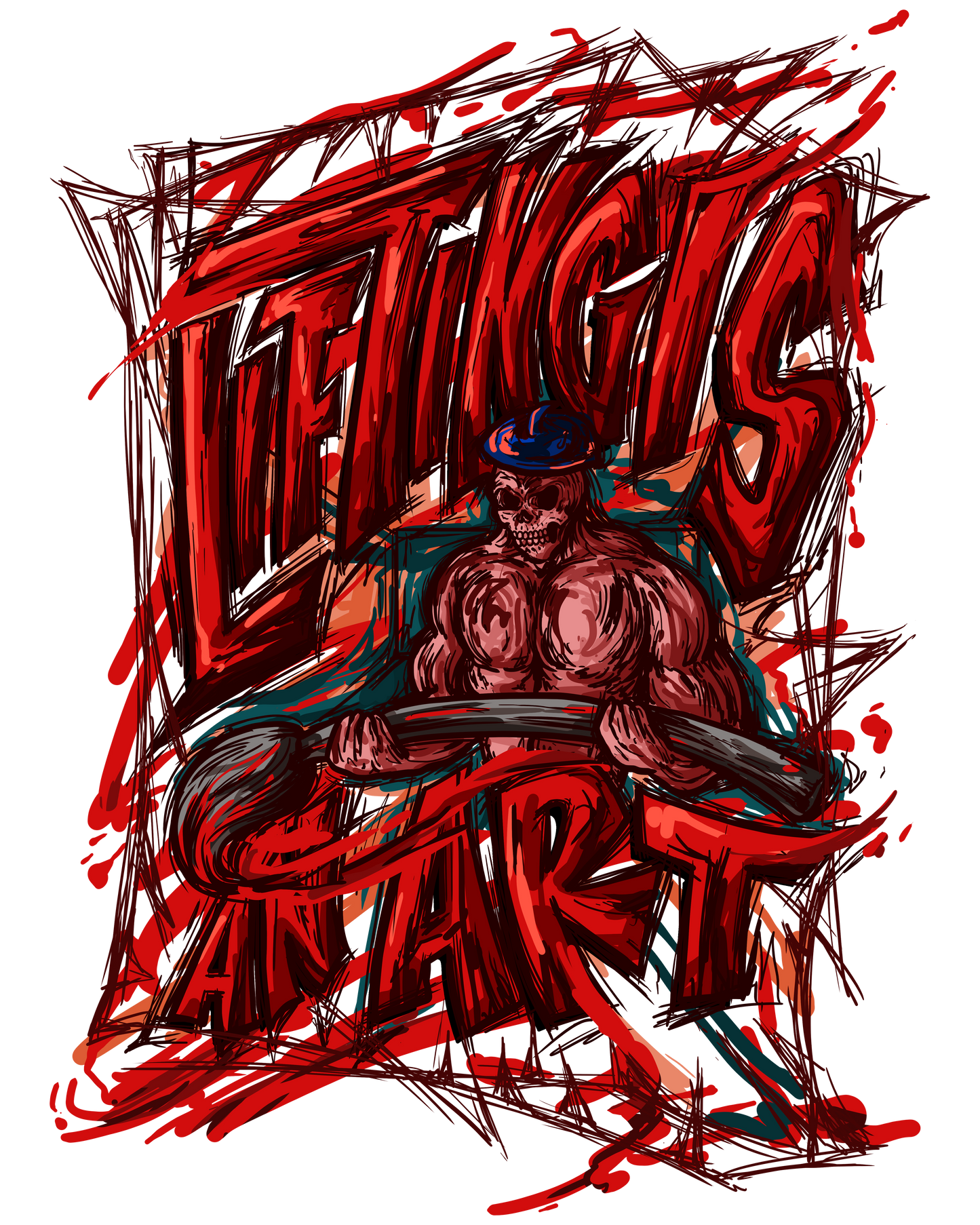 Limited Edition 1/250: Creative Minds Campaign: Lifting Is An Art 'Barbell Edition' Sticker