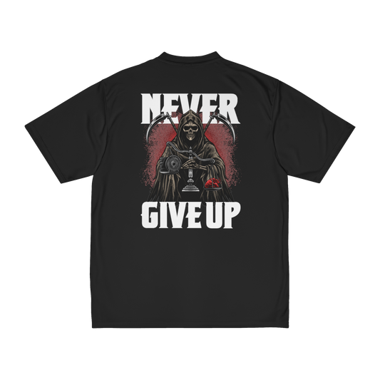 Anti-Bullying Campaign: Never Give Up "Performance T-Shirt" (Black) (Men's)