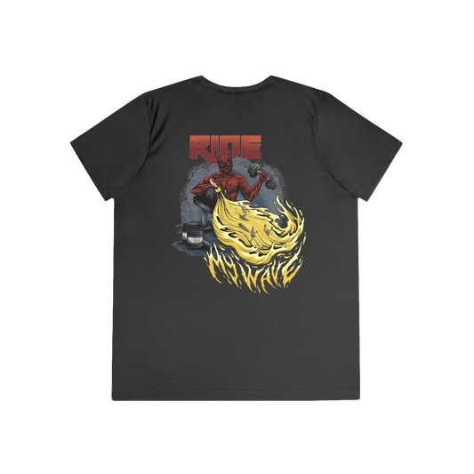 Ride My Wave "Performance T-Shirt" (Black) (Women's)