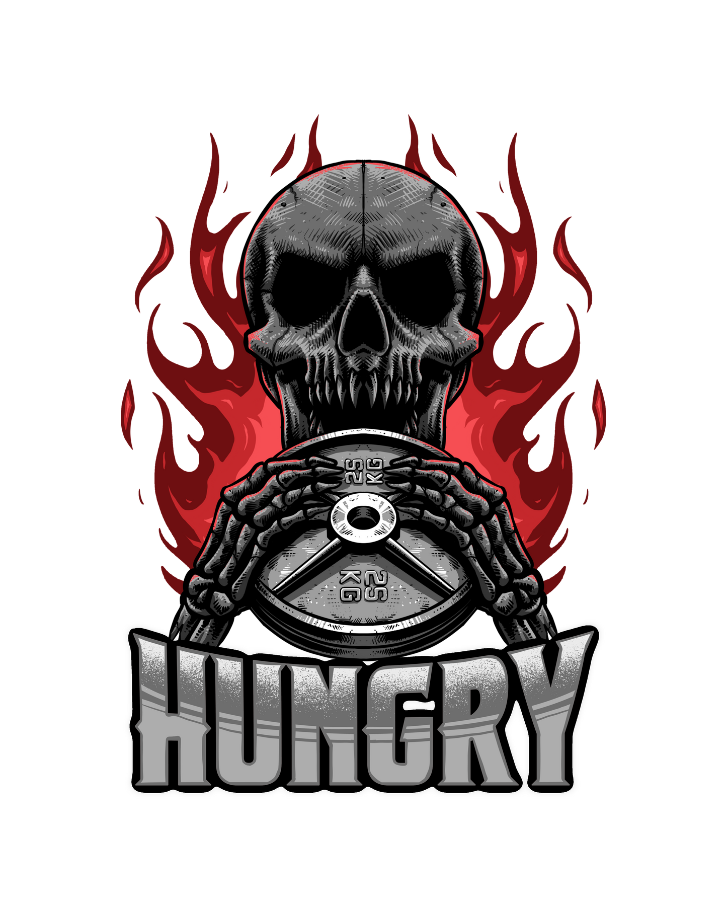 HUNGRY Sticker