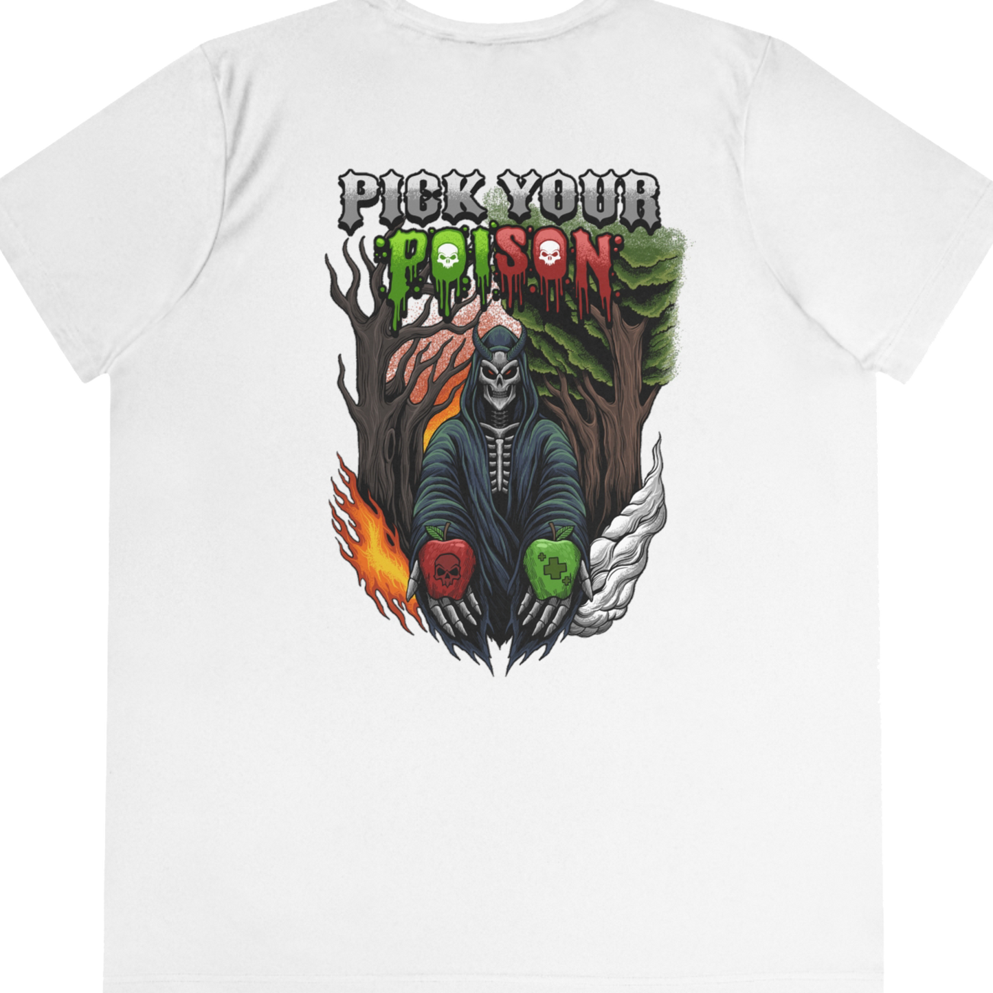 Pick Your Poison "Performance T-Shirt" (White) (Women's)