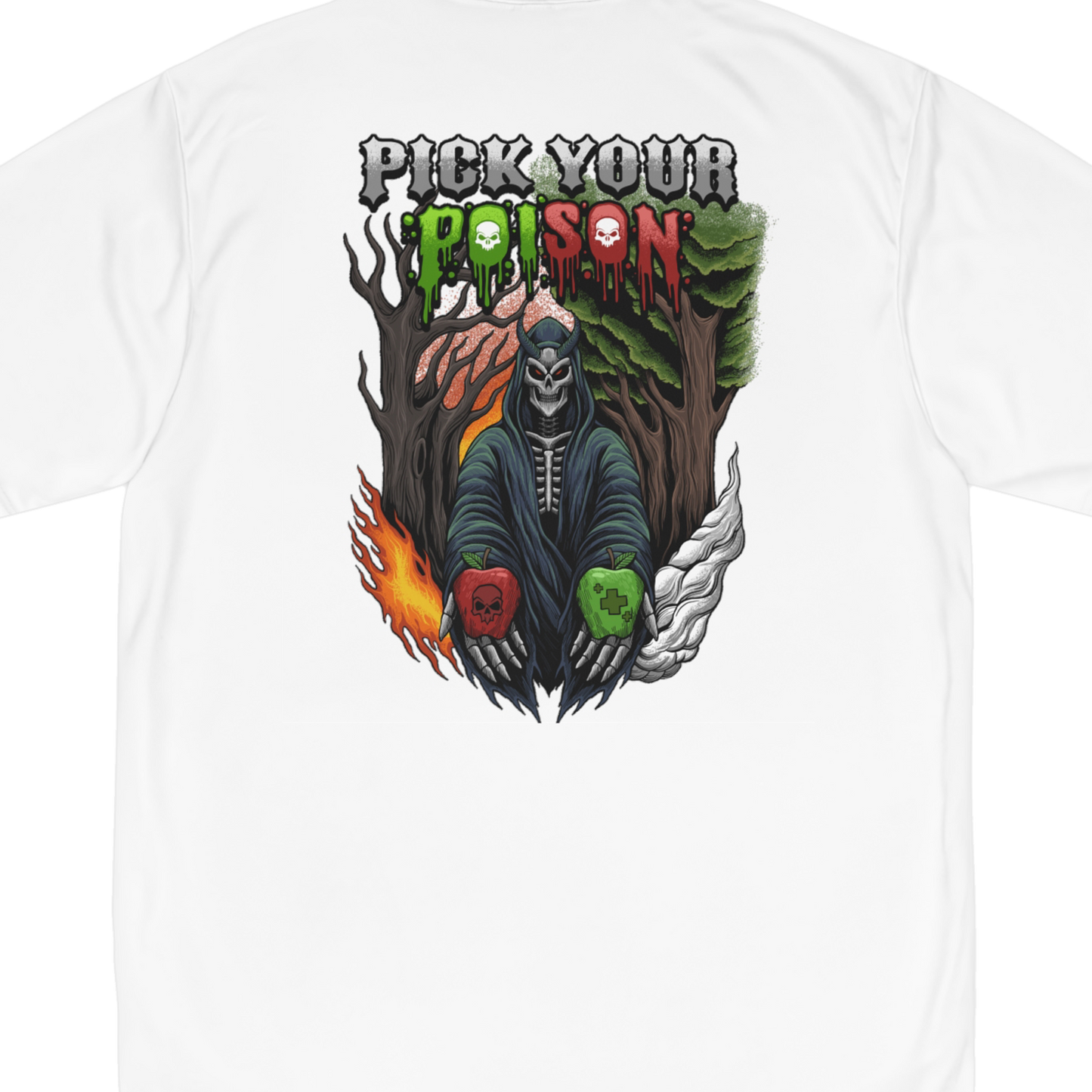 Pick Your Poison "Performance T-Shirt" (White) (Men's)