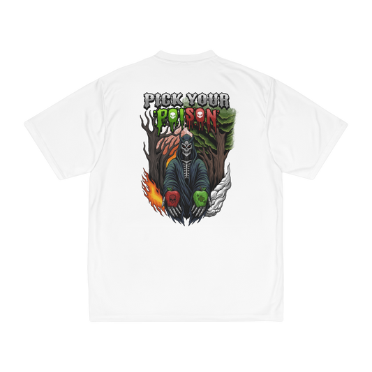 Pick Your Poison "Performance T-Shirt" (White) (Men's)