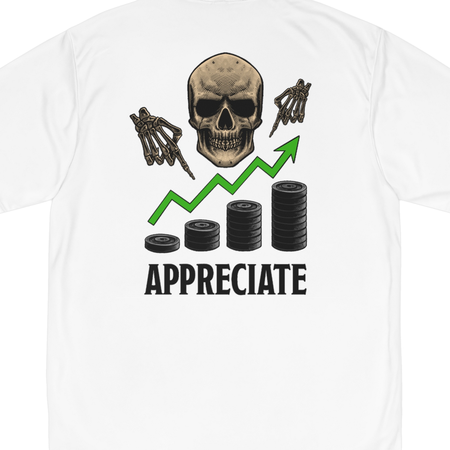 Appreciate "Performance T-Shirt" (White) (Men's)