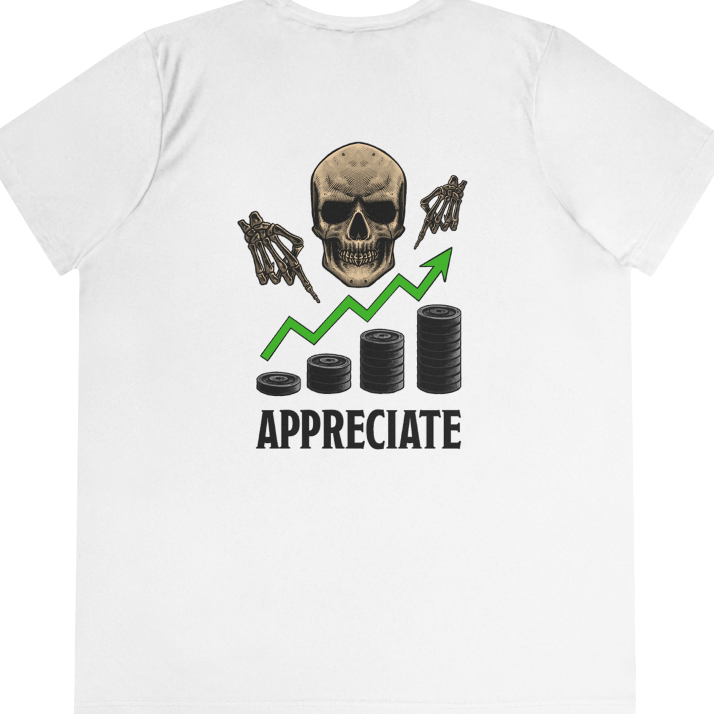 Appreciate "Performance T-Shirt" (White) (Women's)