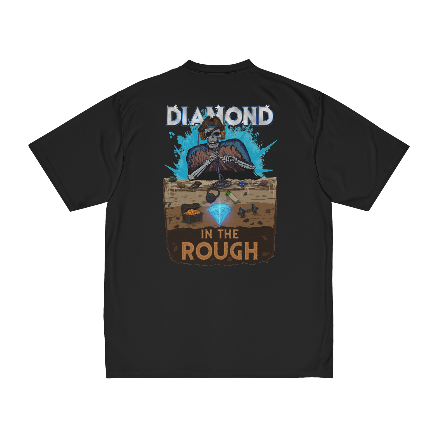 Limited Edition 1/250: Diamond In The Rough 'Piracy' "Performance T-Shirt" (Black) (Men's)