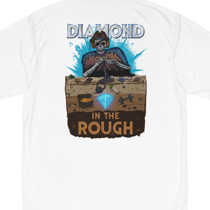 Limited Edition 1/250: Diamond In The Rough 'Piracy' "Performance T-Shirt" (White) (Men's)