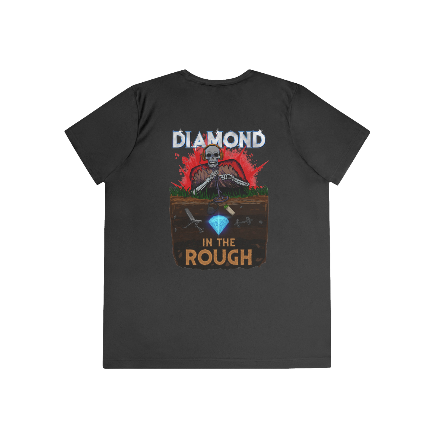 Diamond In The Rough "Performance T-Shirt" (Black) (Women's)