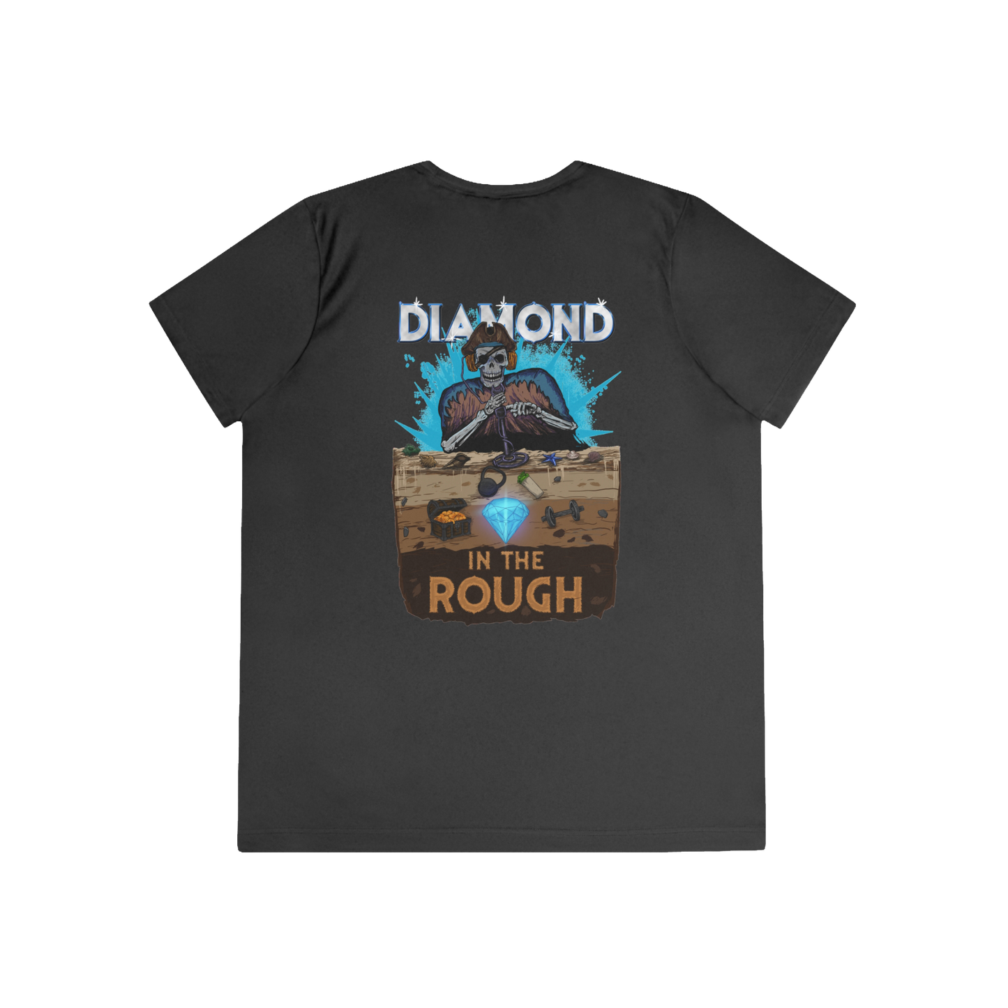 Limited Edition 1/250: Diamond In The Rough 'Piracy' "Performance T-Shirt" (Black) (Women's)