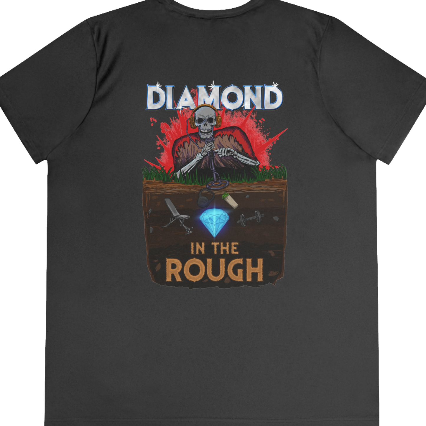 Diamond In The Rough "Performance T-Shirt" (Black) (Women's)