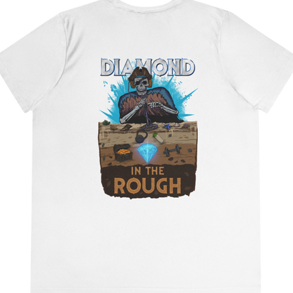 Limited Edition 1/250: Diamond In The Rough 'Piracy' "Performance T-Shirt" (White) (Women's)