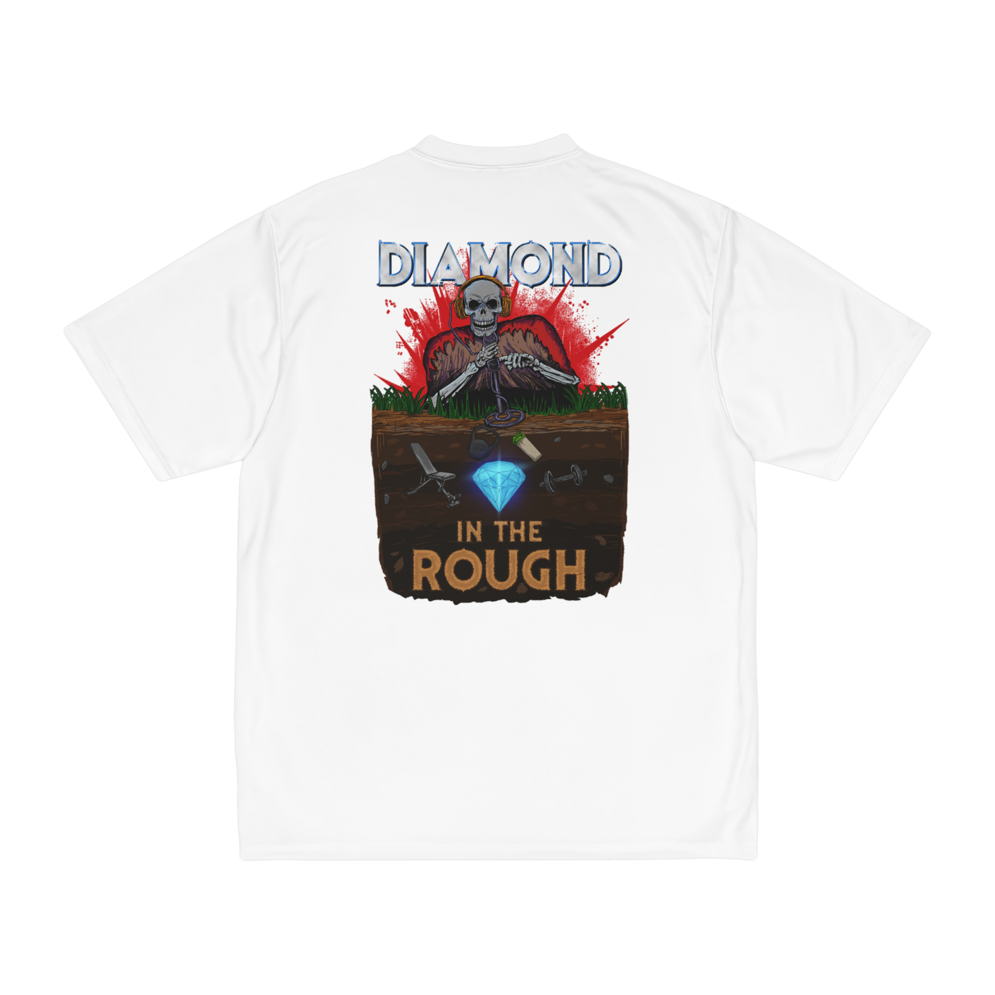 Diamond In The Rough "Performance T-Shirt" (White) (Men's)