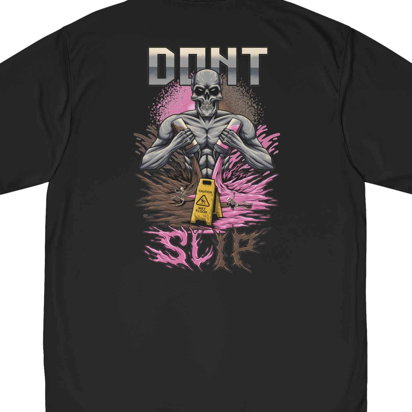 DON'T SLIP! "Performance T-Shirt" (Black) (Men's)