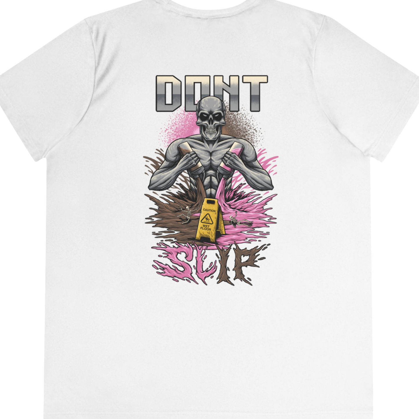 DON'T SLIP! "Performance T-Shirt" (White) (Women's)