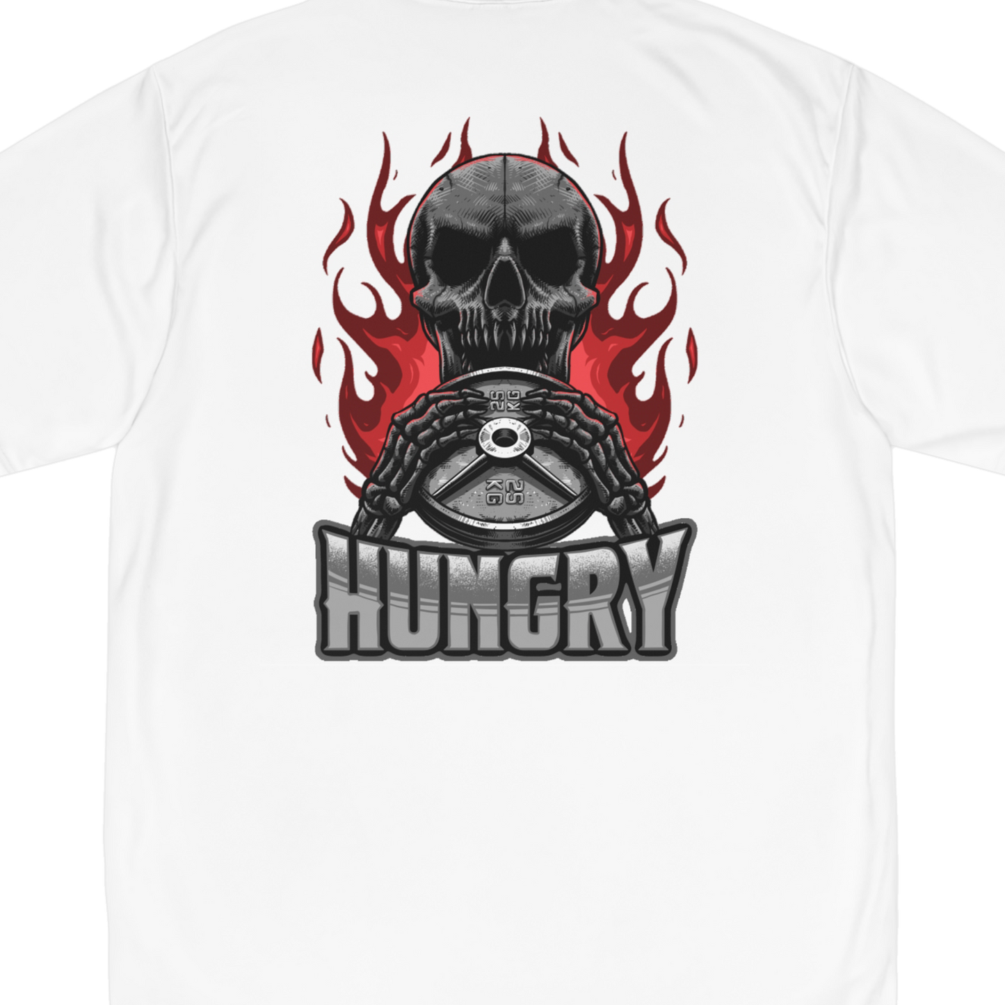 Hungry "Performance T-Shirt" (White) (Men's)