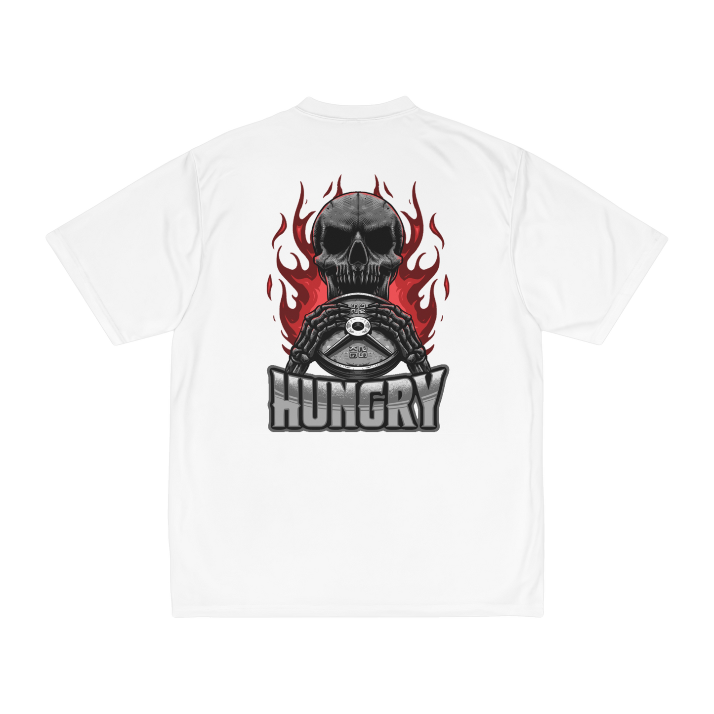 Hungry "Performance T-Shirt" (White) (Men's)