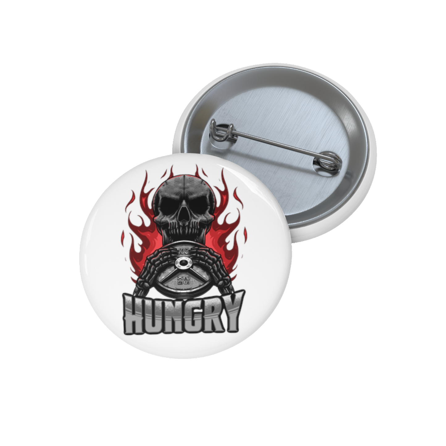 HUNGRY Badge (White)