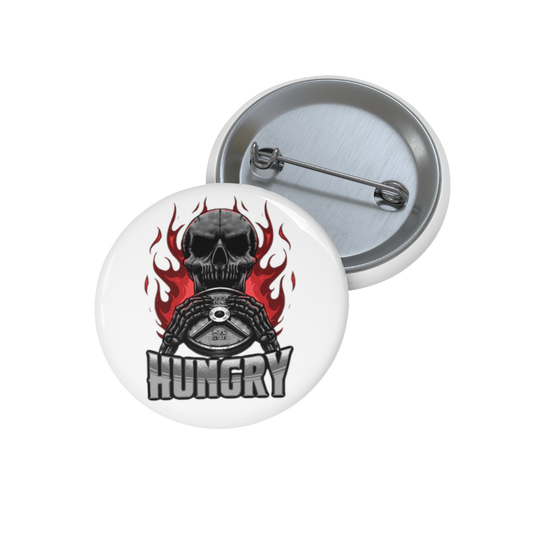 HUNGRY Badge (White)