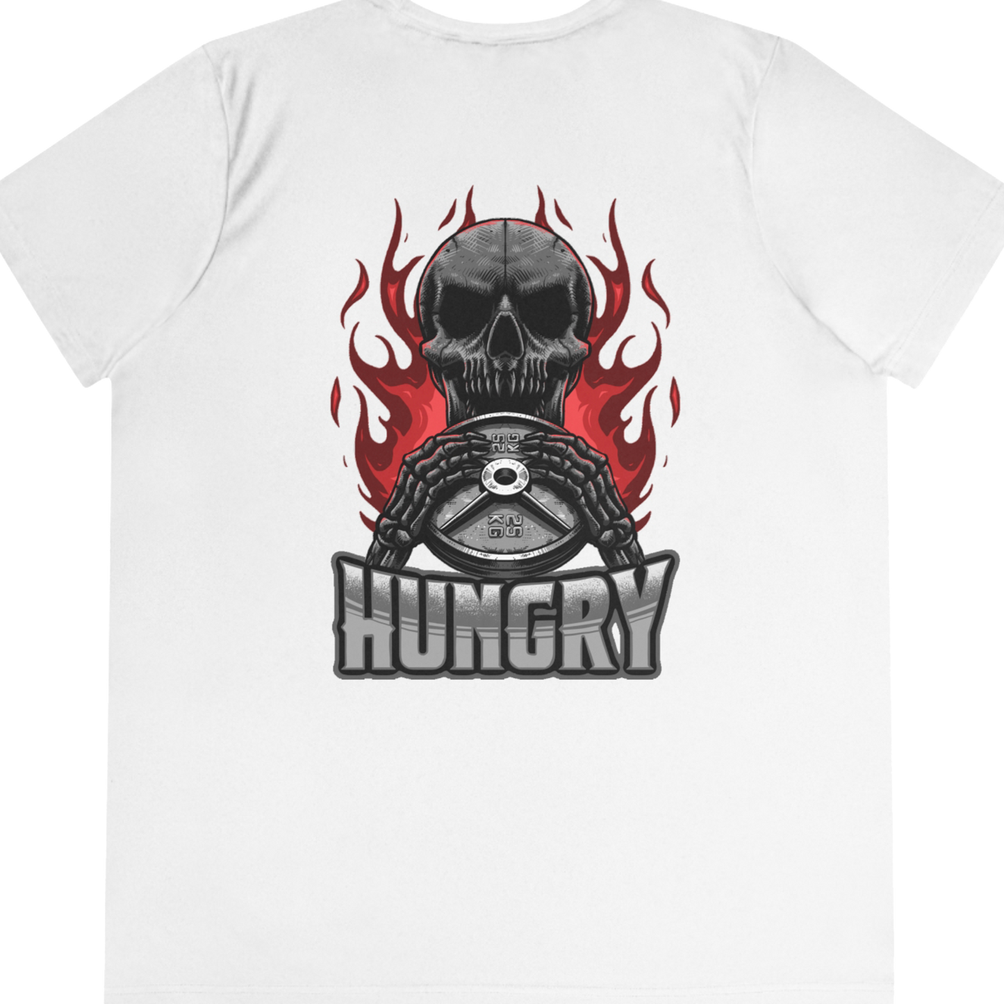 Hungry "Performance T-Shirt" (White) (Women's)