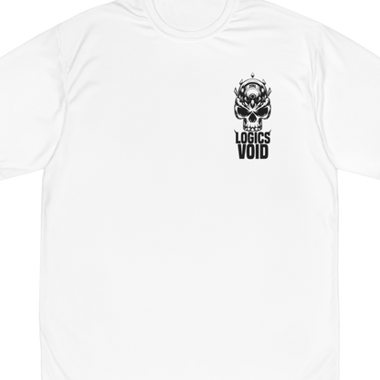 Logics Void Box Logo with Text "Performance T-Shirt" (White) (Men's)