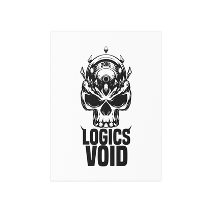 Logics Void Indoor and Outdoor Silk Poster (White)