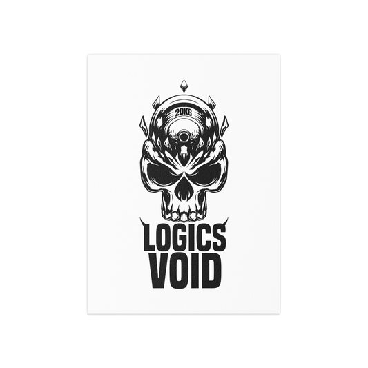 Logics Void Indoor and Outdoor Silk Poster (White)