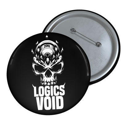 Logics Void Pin Button (Black)