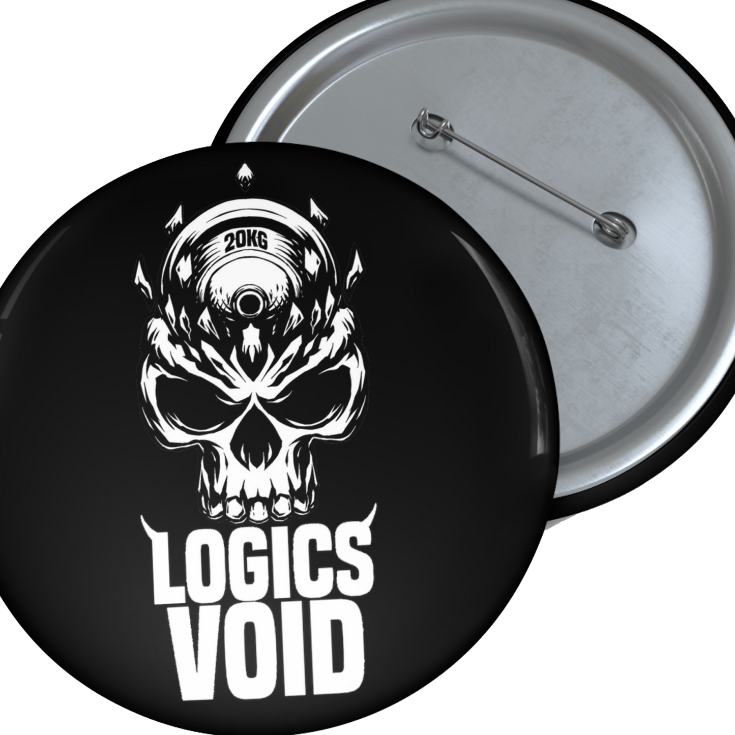 Logics Void Pin Button (Black)