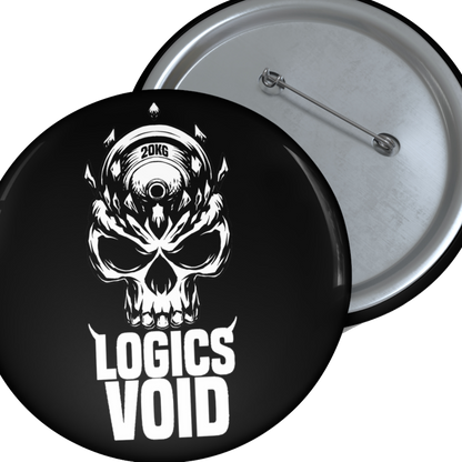 Logics Void Pin Button (Black)