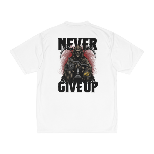 Anti-Bullying Campaign: Limited Edition 1/250: Never Give Up 'Heart Of Gold' "Performance T-Shirt" (White) (Men's)