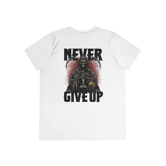 Anti-Bullying Campaign: Limited Edition 1/250: Never Give Up 'Heart Of Gold' "Performance T-Shirt" (White) (Women's)