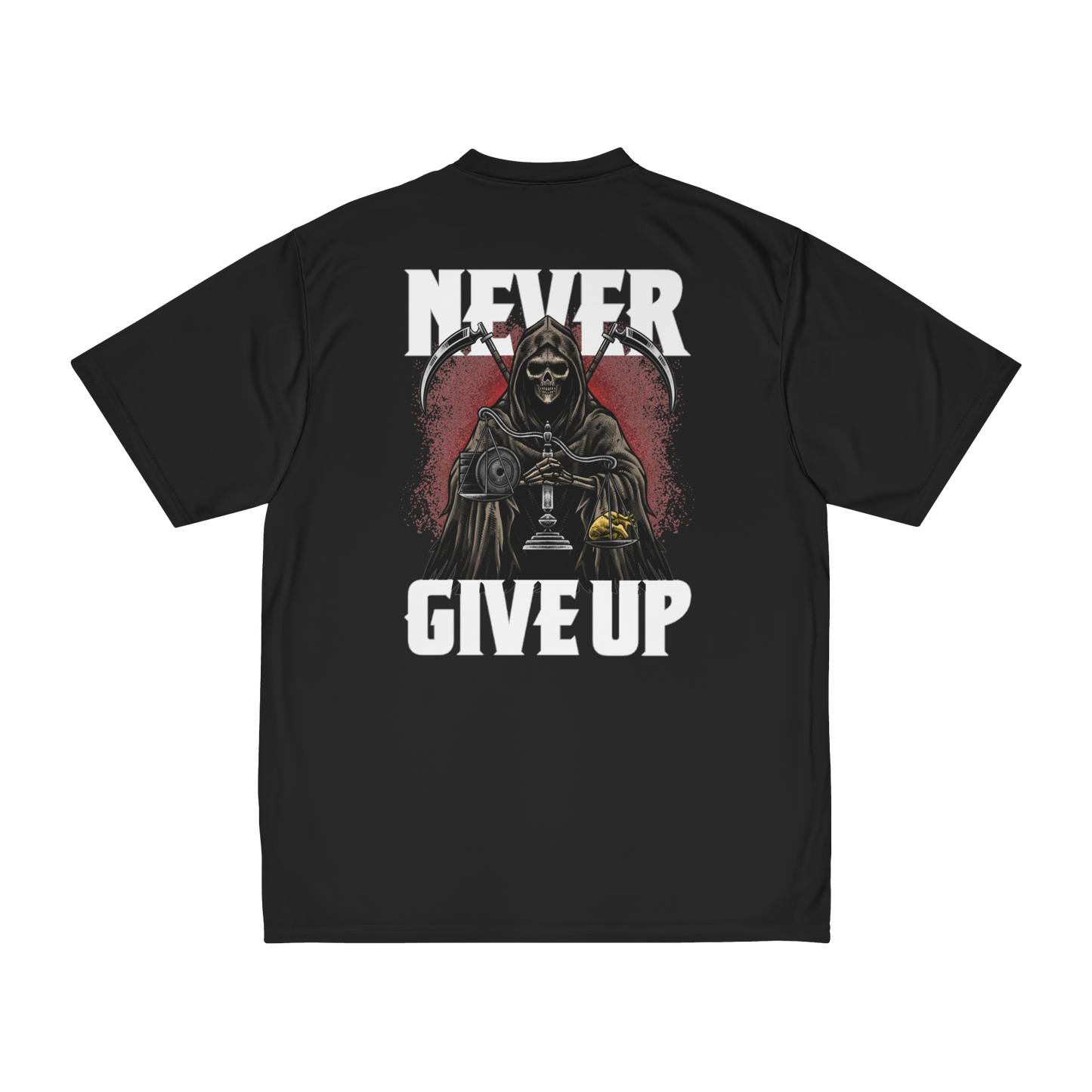 Limited Edition 1/250: Anti-Bullying Campaign: Never Give Up 'Heart Of Gold' "Performance T-Shirt" (Black) (Men's)