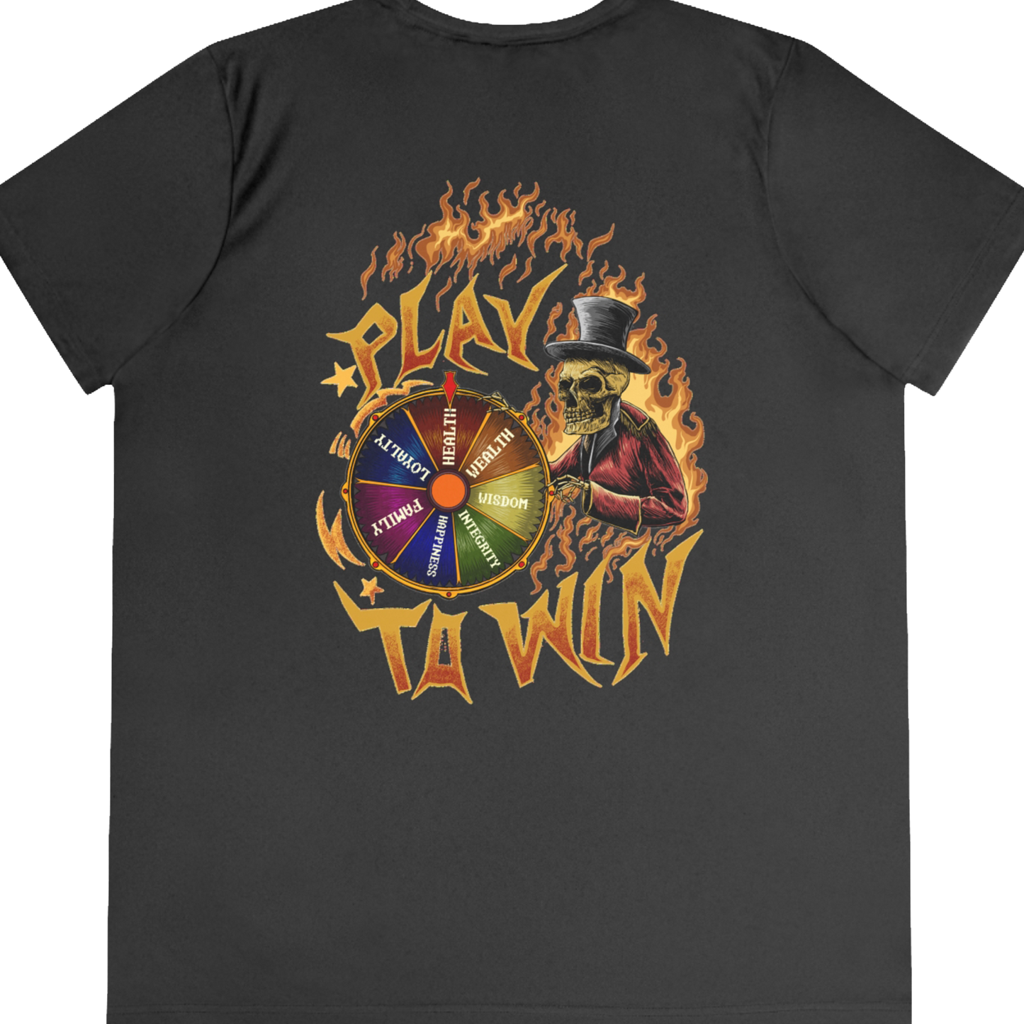 Level Up! Campaign: Play To Win "Performance T-Shirt" (Black) (Women's)