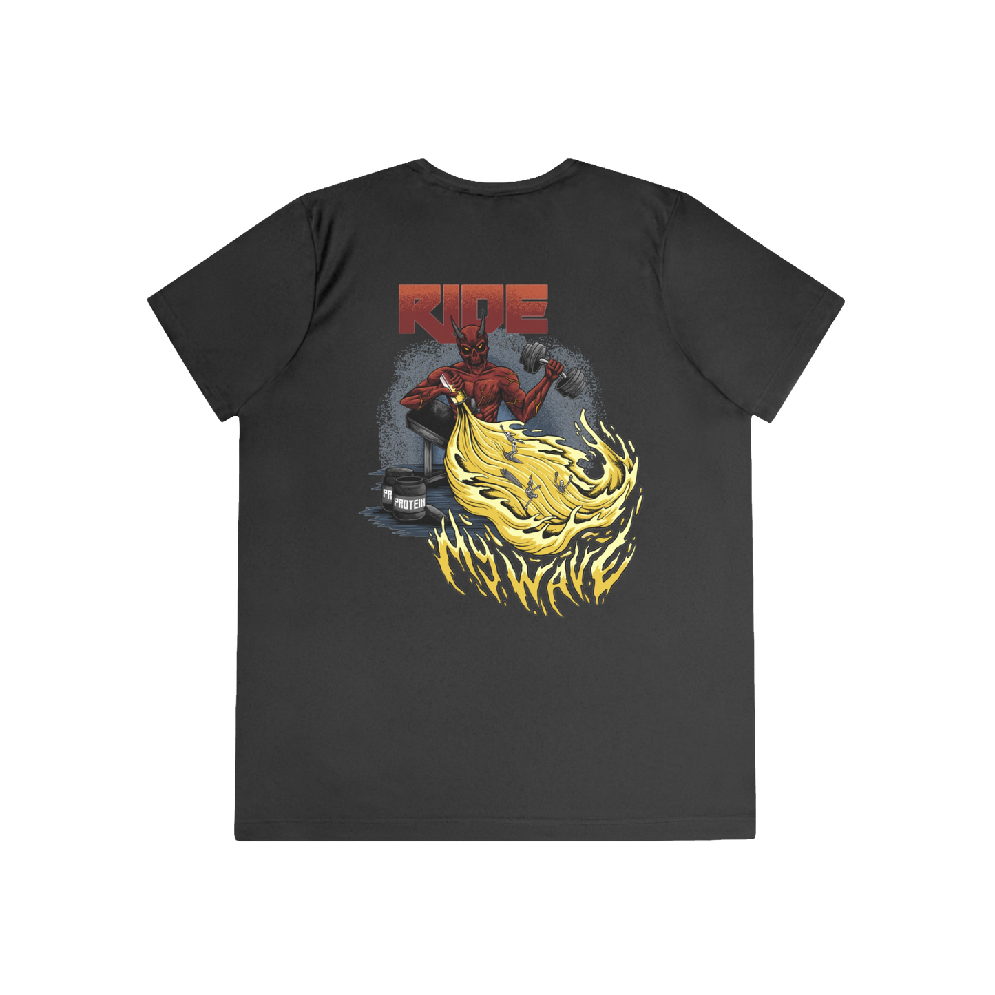 Ride My Wave "Performance T-Shirt" (Black) (Women's)