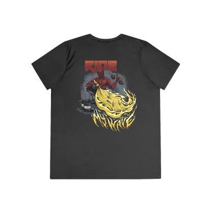 Ride My Wave "Performance T-Shirt" (Black) (Women's)