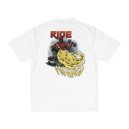 Ride My Wave "Performance T-Shirt" (White) (Men's)