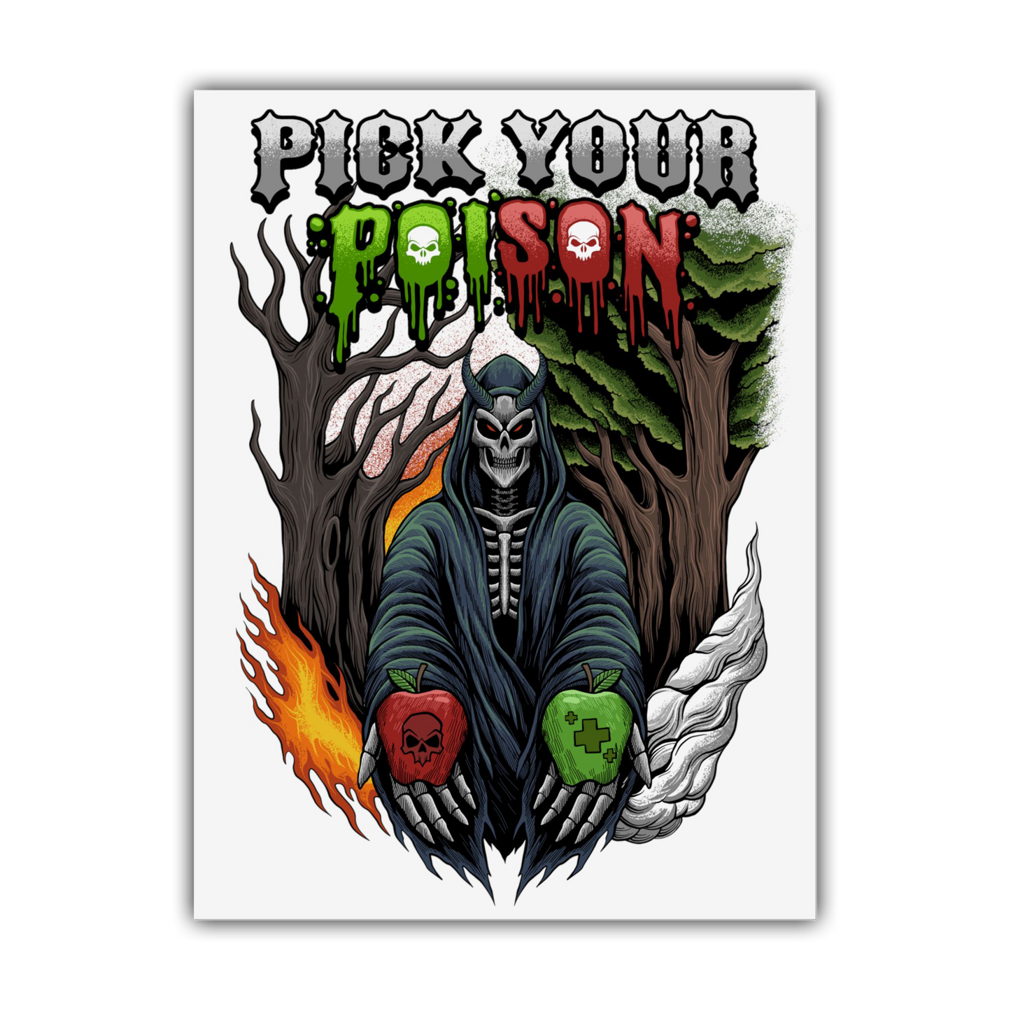 Pick Your Poison Poster (White)