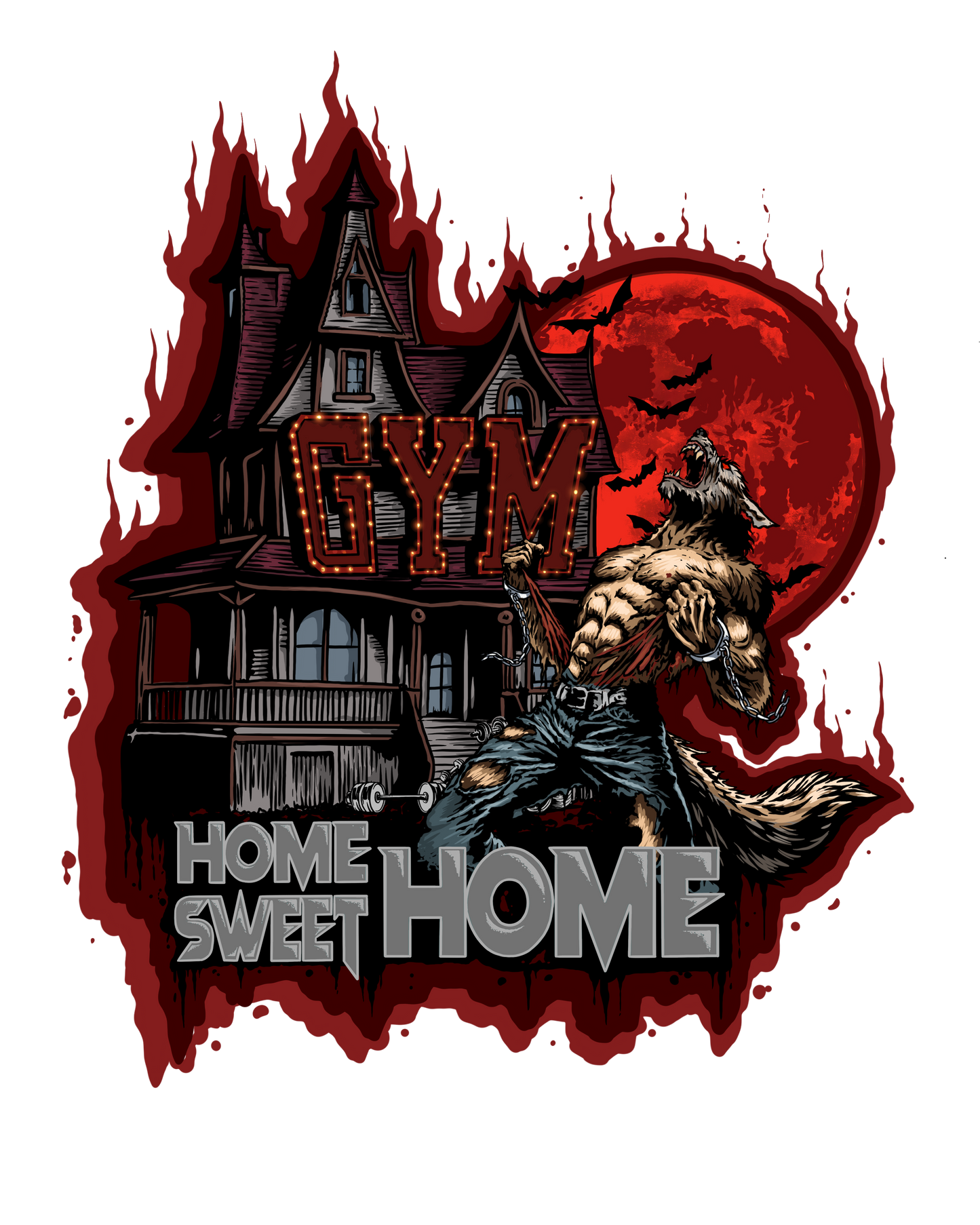 Limited Edition 1/250: Off The Streets Campaign: Home Sweet Home 'Blood Moon' Sticker