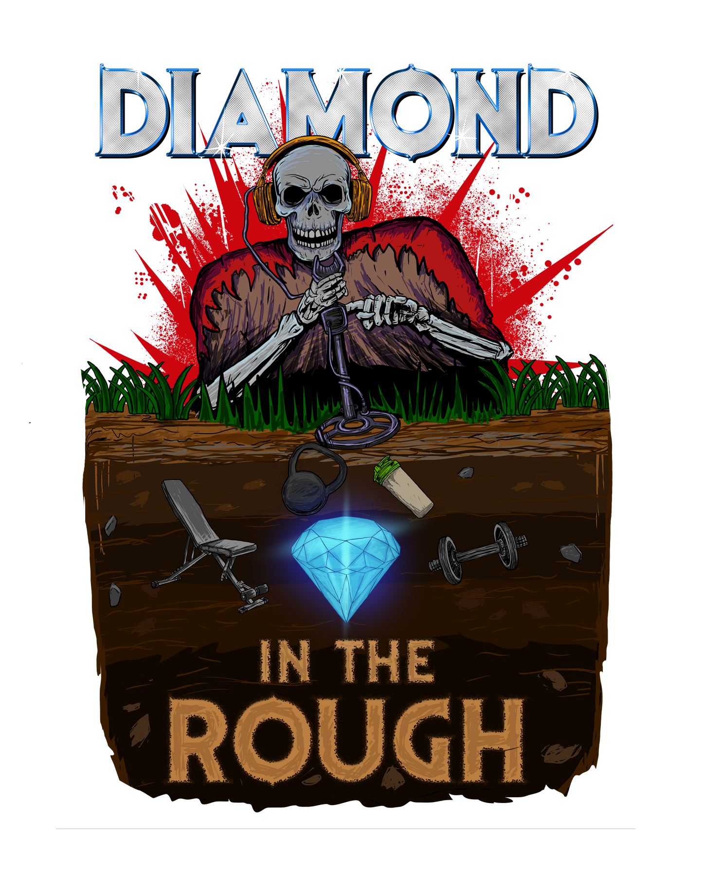 Diamond In The Rough Sticker