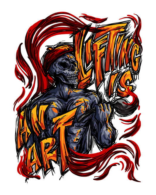 Creative Minds Campaign: Lifting Is An Art Sticker