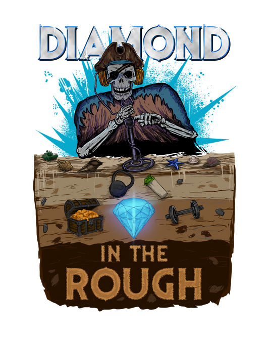 Limited Edition 1/250: Diamond In The Rough 'Piracy' Sticker